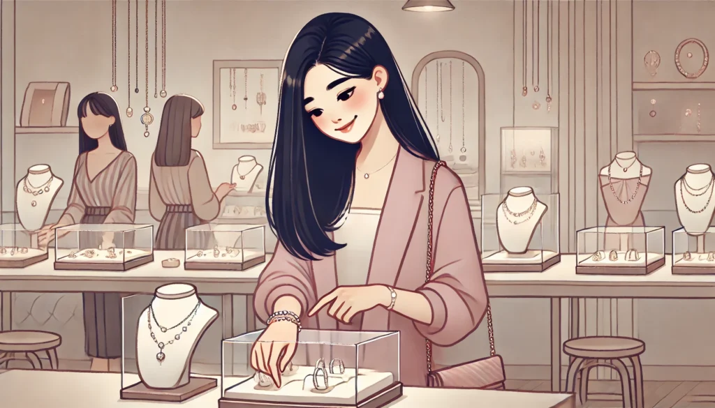 solo date idea - local jewelry store